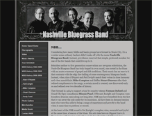 Tablet Screenshot of nashvillebluegrassband.net